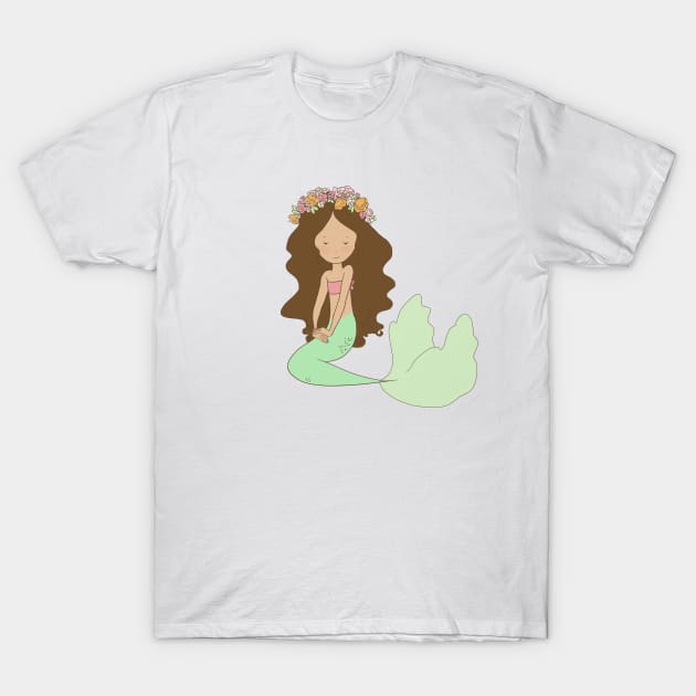 Mermaid Island Princess T-Shirt by littlemoondance